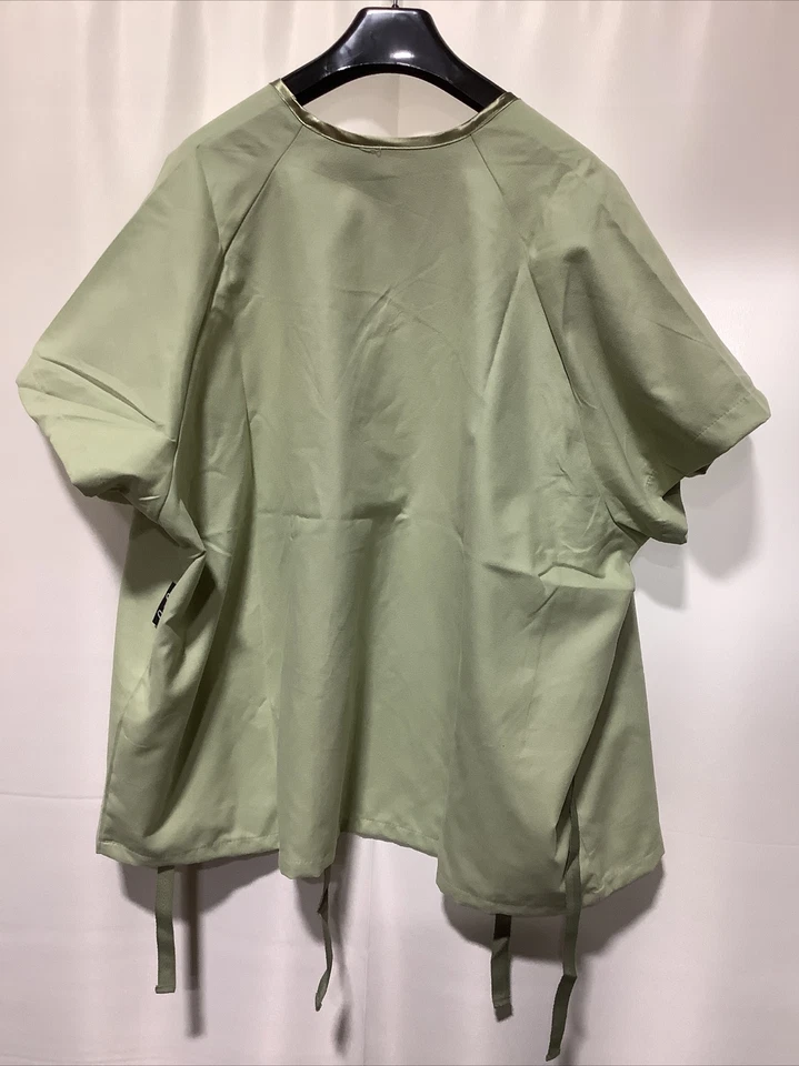 Health Care Mammography Jacket Top Lot of 6 Green Comfort cape gown Image NEW - Image 3 of 4
