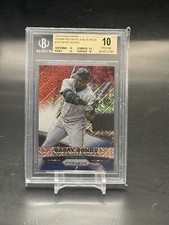 2015 Panini Prizm Barry Bonds Red White Blue Prizm SSP Bgs 10 Pristine Pop 1/1