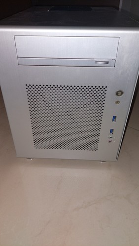 LIAN LI PC-Q08 CASE PC MINI ITX ALLUMINIO GRIGIO - Afbeelding 6 van 9