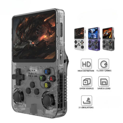 128G Retro Handheld Video Game Console Linux System 3.5 Inch IPS Screen Portable