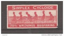 Simplex Cycloid Bicycle Velo Bike Cycling Defect In Corner See Scan Vignette