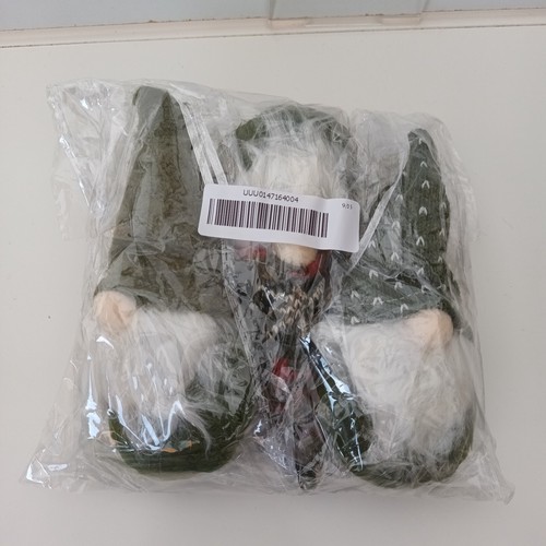 3 pz peluche gnomo appeso albero di Natale Gonk stock consegna gratuita - Foto 16 di 19