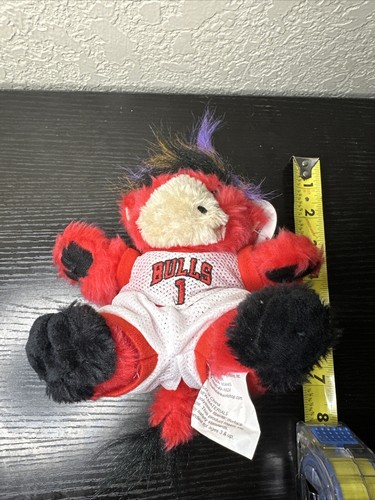 Noah's Ark Animal Workshop NBA Chicago Bulls Benny the Bull Mascot 6” Plush - Picture 9 of 9