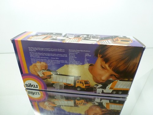 SIKU 2920 MERCEDES BENZ FERUSE TRUCK KSG WERBE -RARE-1:55- HIGH QUALITY IN BOX - Picture 3 of 12