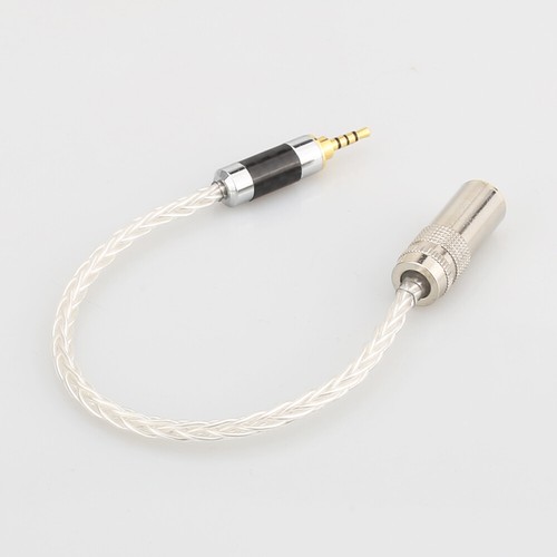 7N OCC Silver Plated Audio AUX Adapter Cable 2.5mm TRRS Balanced to 4.4mm Female - Picture 9 of 12