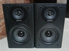 Pair of Sony SS-SBT100 Sheilded Speakers 50w 6 Ohms (Only One Cover)
