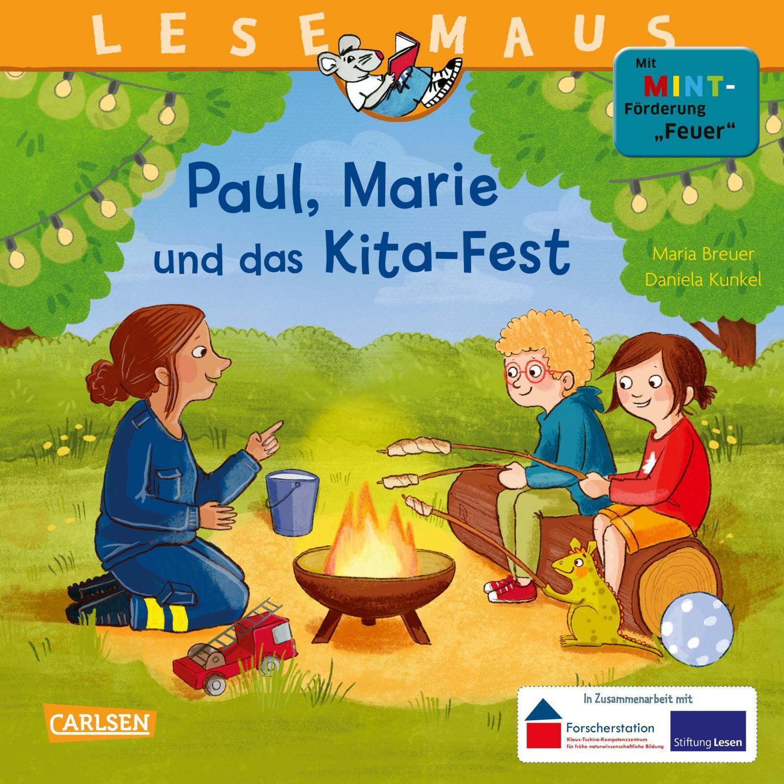 Thumbnail - Lesemaus 184: Paul, Marie Und Das Kita-fest | Mit Mint-förderung Feuer