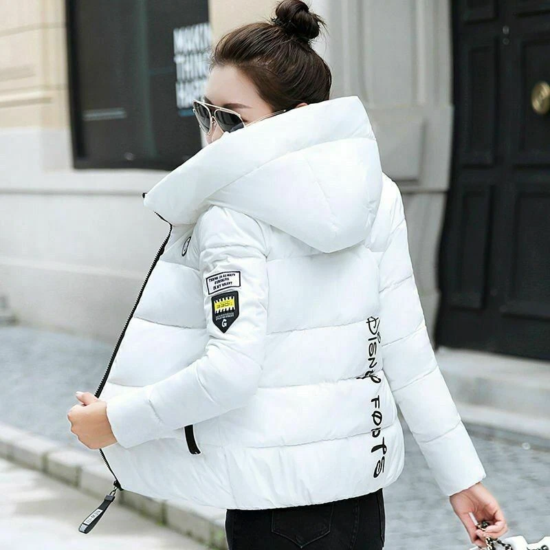chaqueta abrigo parka algod n con capucha para mujeres de invierno Oto o Nueva