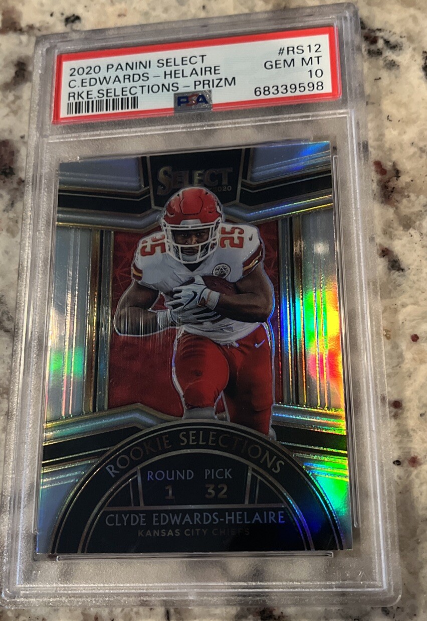 Clyde Edwards-Helaire Panini Select Rookie Selections #RS12 Prizm