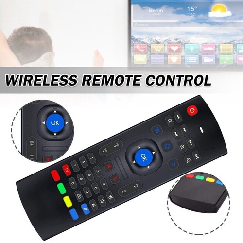 Telecomando Tastiera Wireless Air Mouse MX3 Per Android Smart TV Box Nero - Foto 11 di 15
