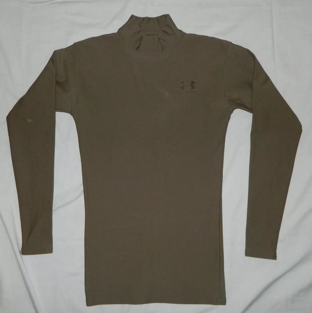 Brown long sleeve on sale under armour
