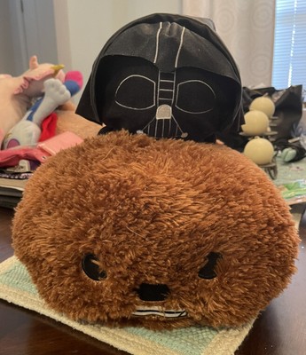 Disney Store Tsum Tsum Star Wars Large Chewbacca 18'' Plush *FREE Darth Vader Med
