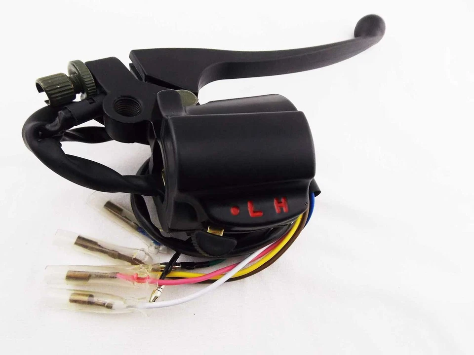 HONDA CS90 64-69 NEGRO MANILLAR INTERRUPTOR BLOQUE PALANCA FARO INDICADOR BOCINA Foto 3 de 4