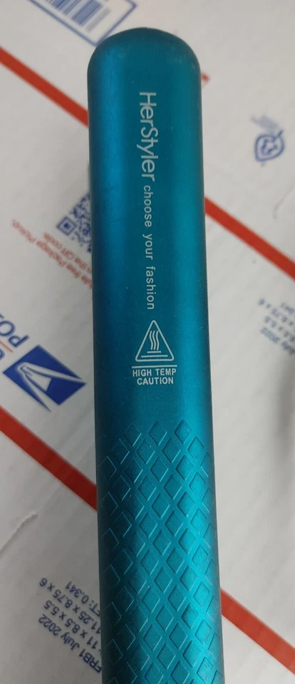 Plancha alisadora de pelo Herstyler Silk Touch verde azulado 1 pulgada plancha caliente Foto 4 de 4