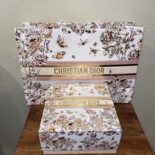 Christian Dior Large Floral Gift Bag Box