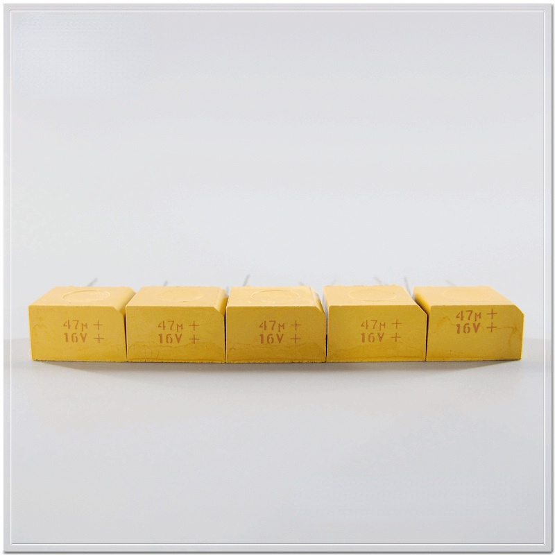 5pcs/50pcs SPRAGUE 790D Series 47uF/16V47uF 10% Yellow Square