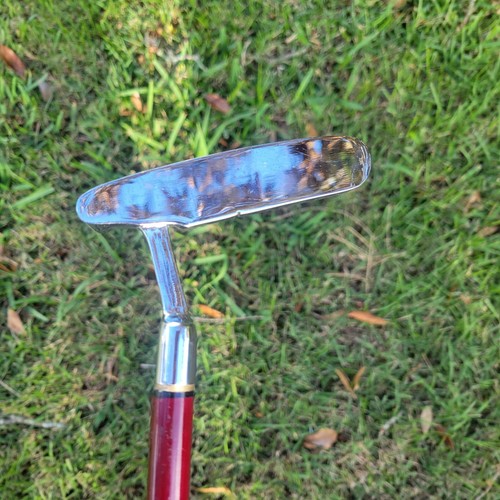 International Silver Company Executive Golf Putter Silverplated Cherry Wood - Picture 5 of 12