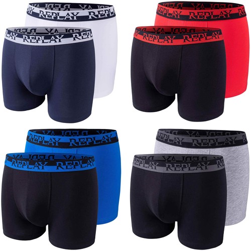 REPLAY Boxershorts Herren Unterwäsche Boxershort Männer 2er bis 10er Pack