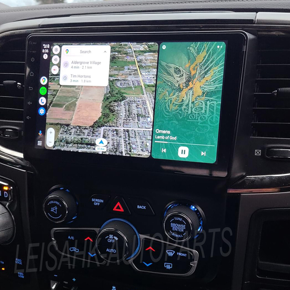 Autoradio Stereo Für Dodge Ram 2013-2019 1500 2500 Produktbild-Vorschau 4