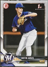 2018 Bowman Draft #BD-104 Justin Jarvis Baseball NM
