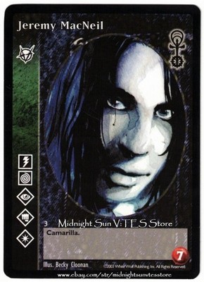Jeremy MacNeil Brujah Anarchs V:TES VTES Vampire CCG