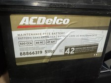 Acdelco 51r Battery. 500ccas