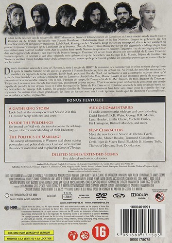 Game of thrones - Seizoen 3 (DVD) (UK IMPORT) - Picture 3 of 3
