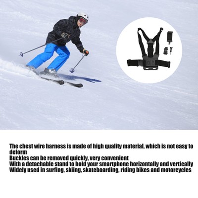 Outdoor Live Mobile Phone Chest Strap Chest Mount Harness Chesty Strap For DJ CB