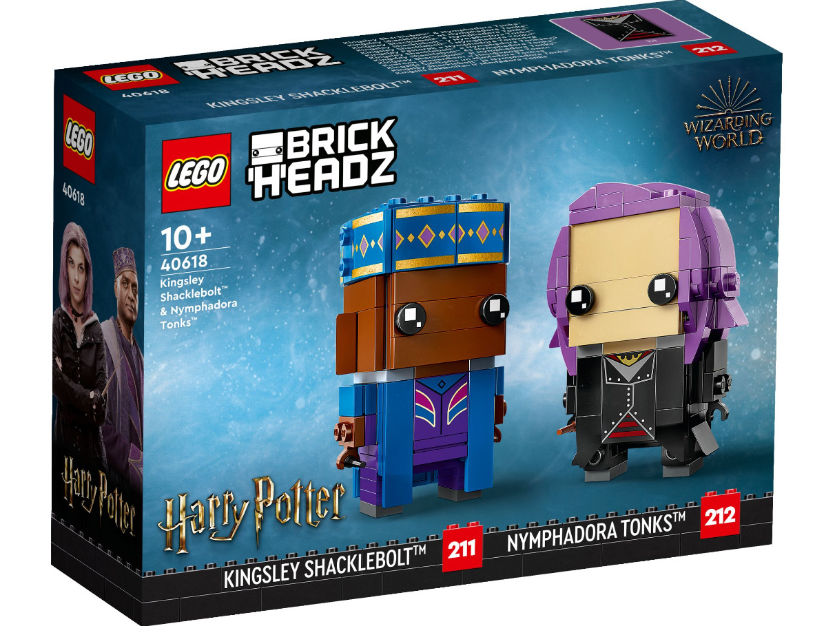LEGO® BrickHeadz 40618 Kingsley Shacklebolt™ y Nymphadora Tonks™ | NUEVO Y EMBALAJE ORIGINAL