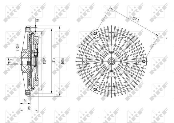Nrf Kupplung, Kühlerlüfter 49575 Für Mercedes - Bild 8