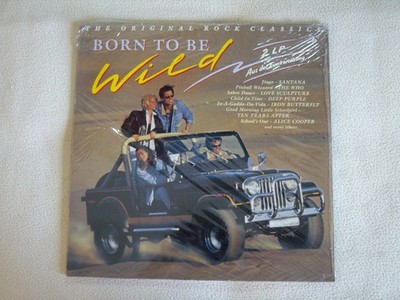 Various - Born to be wild DLP WEA 1991 Steppenwolf Santana Deep Purple - Mint