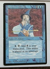 MTG The Dark Apprentice Wizard x 1