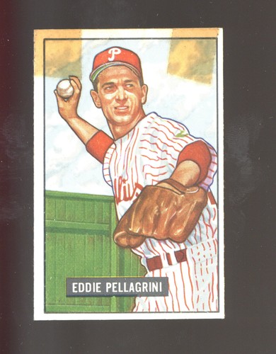 Eddie Pellagrini #292 1951 Bowman card