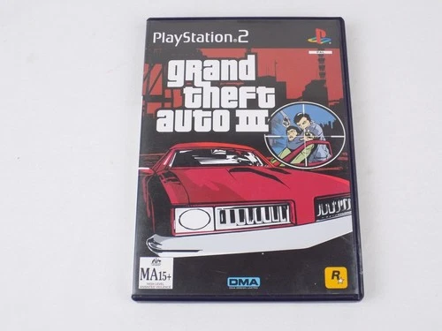 Mint Disc Playstation 2 Ps2 Grand Theft Auto 3 III GTA - Inc Manual
