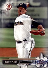 2017 Bowman Draft #BD29 Freddy Peralta - BB