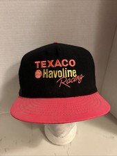 Texaco Havoline Racing Hat Red and Black Swingster Snapback Cap USA Made