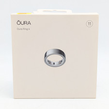 Oura Ring 4 Smart Ring Activity Tracker Size 11 in Silver JZ90-54217-11