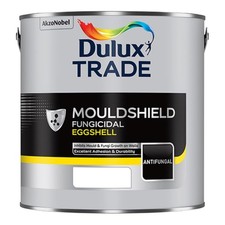 DULUX TRADE MOULDSHIELD FUNGICIDAL EGGSHELL BRIL WHITE 2.5L