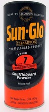 Sun-Glo 7 Speed Shuffleboard Powder Wax - 1 Pack 1 lb Can Shuffle Board Sunglo