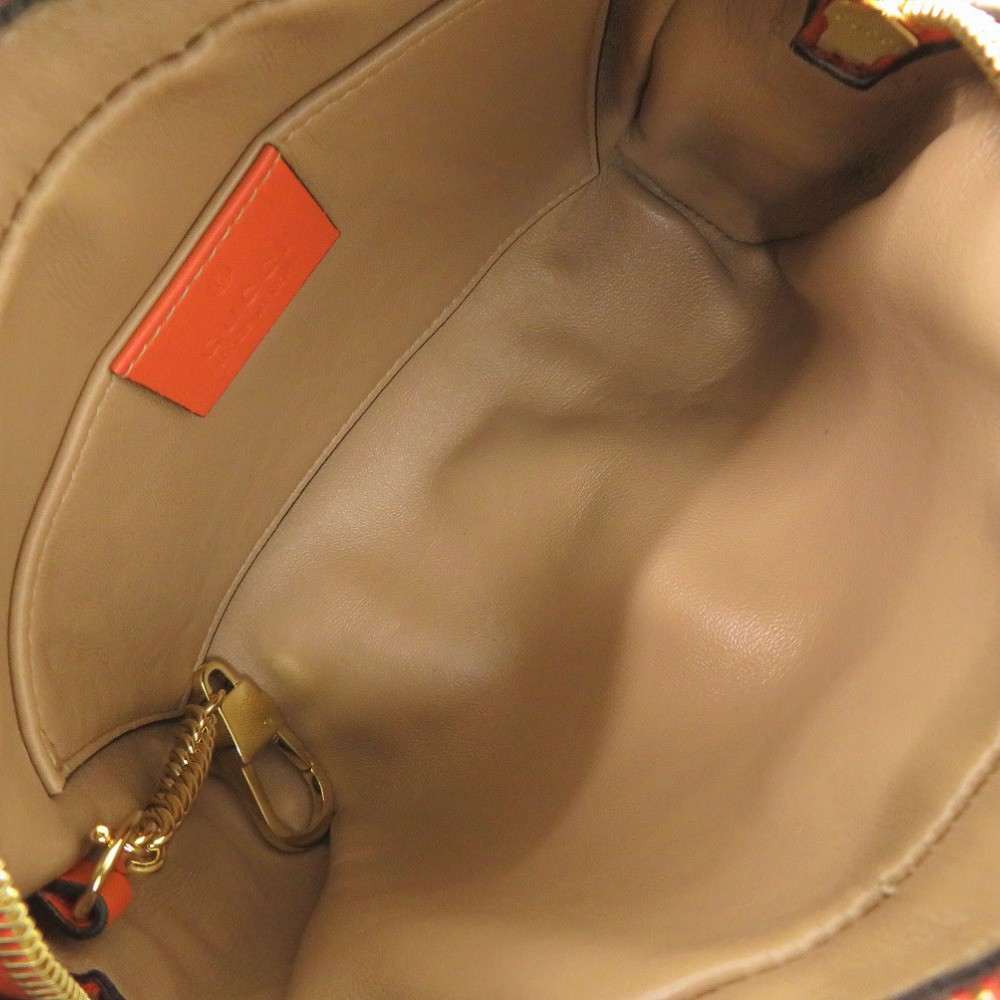 Gucci Ophidia Python shoulder bag Orange Gold har… - image 5