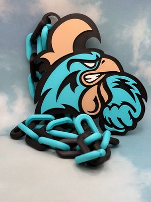 Coastal Carolina Chanticleers Oversized Fan Necklace, Hype Chain