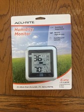 AcuRite Indoor Digital Thermometer Hygrometer with Temperature and Humidity