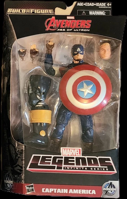 Marvel Legends Capitán América Vengadores Era de Ultrón Thanos Construye una Figura 2015 Foto 3 de 3