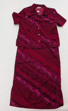 Two Twenty Vintage 90s Women's Dress Size M Pink Maxi Top Set