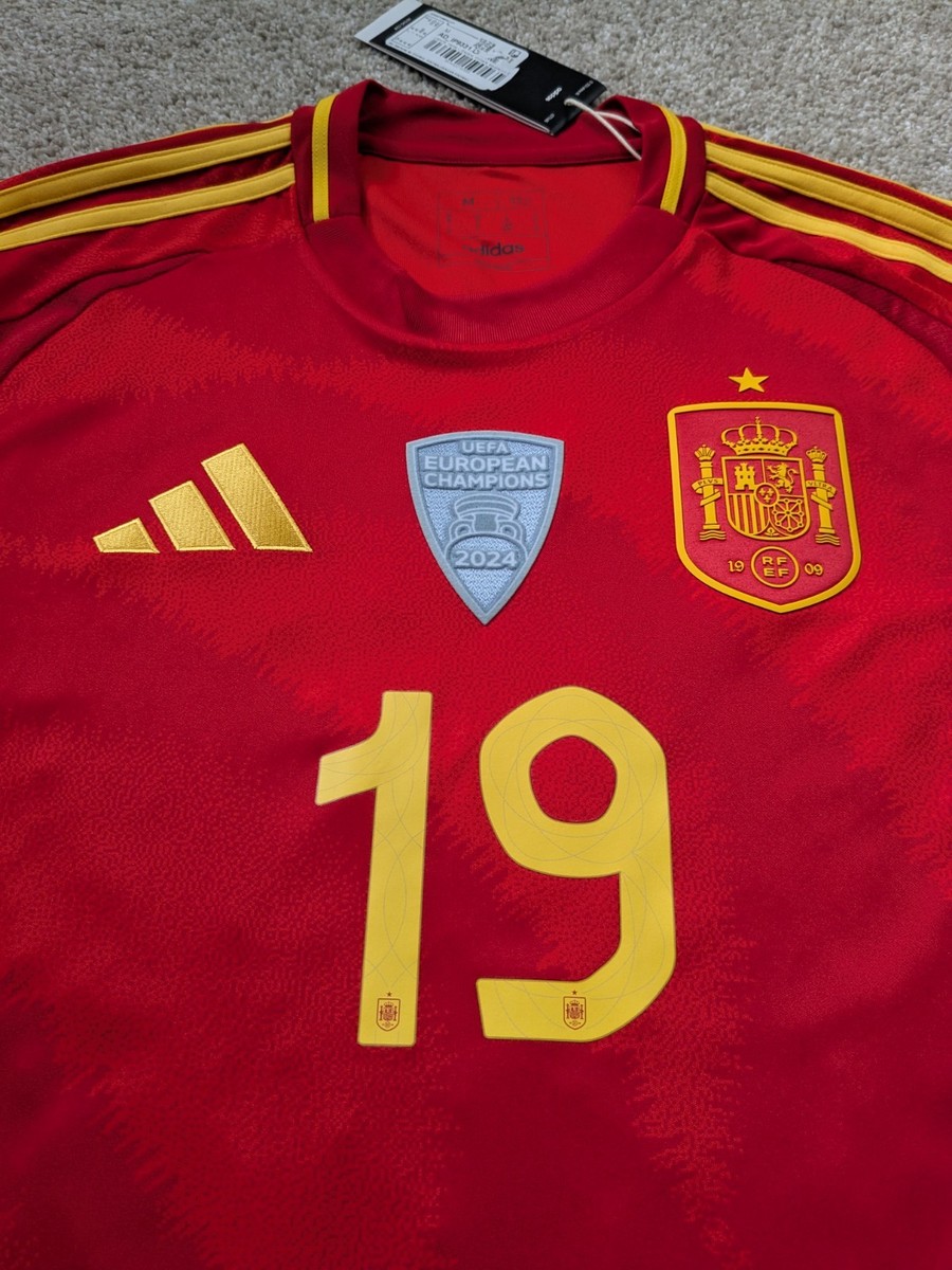 ADIDAS SPAIN Lamine Yamal Home Jersey IP9331 Size Medium | eBay