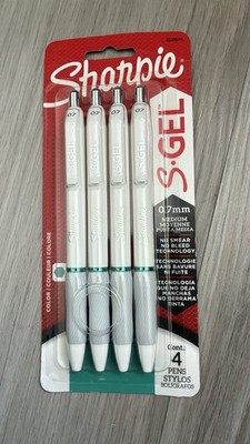 Sharpie S-Gel Pens 4-Pack Medium Point 0.7mm Green Ink