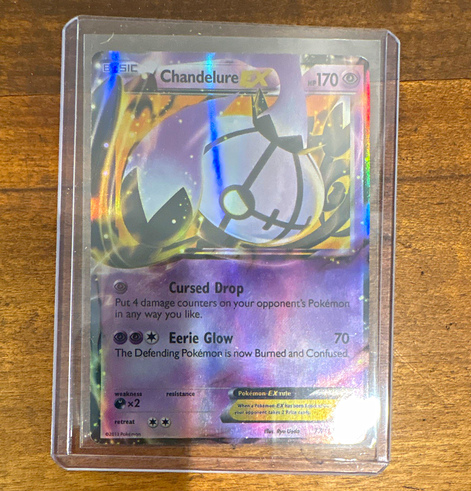 Chandelure EX 77/113 Legendary Treasures Ultra Rare Holo English 2013 170HP