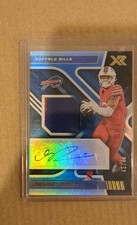 2022 Panini XR - Autographed Swatches Gabriel Davis #AUS-GD Blue /49 (AU, MEM)