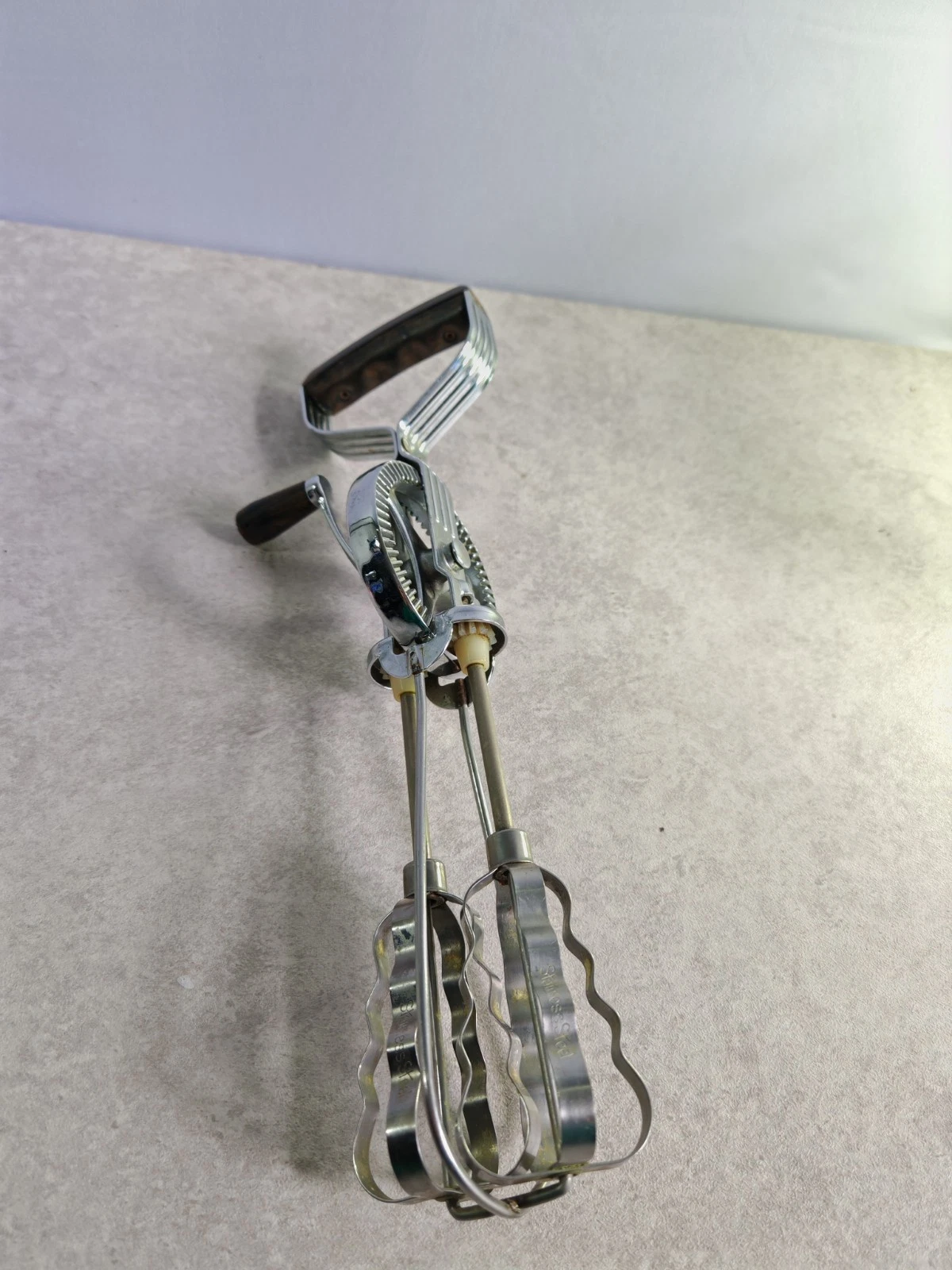 Vintage Prestige Hand Rotary Egg Beater Manual Whisk Retro Kitchen Mixer