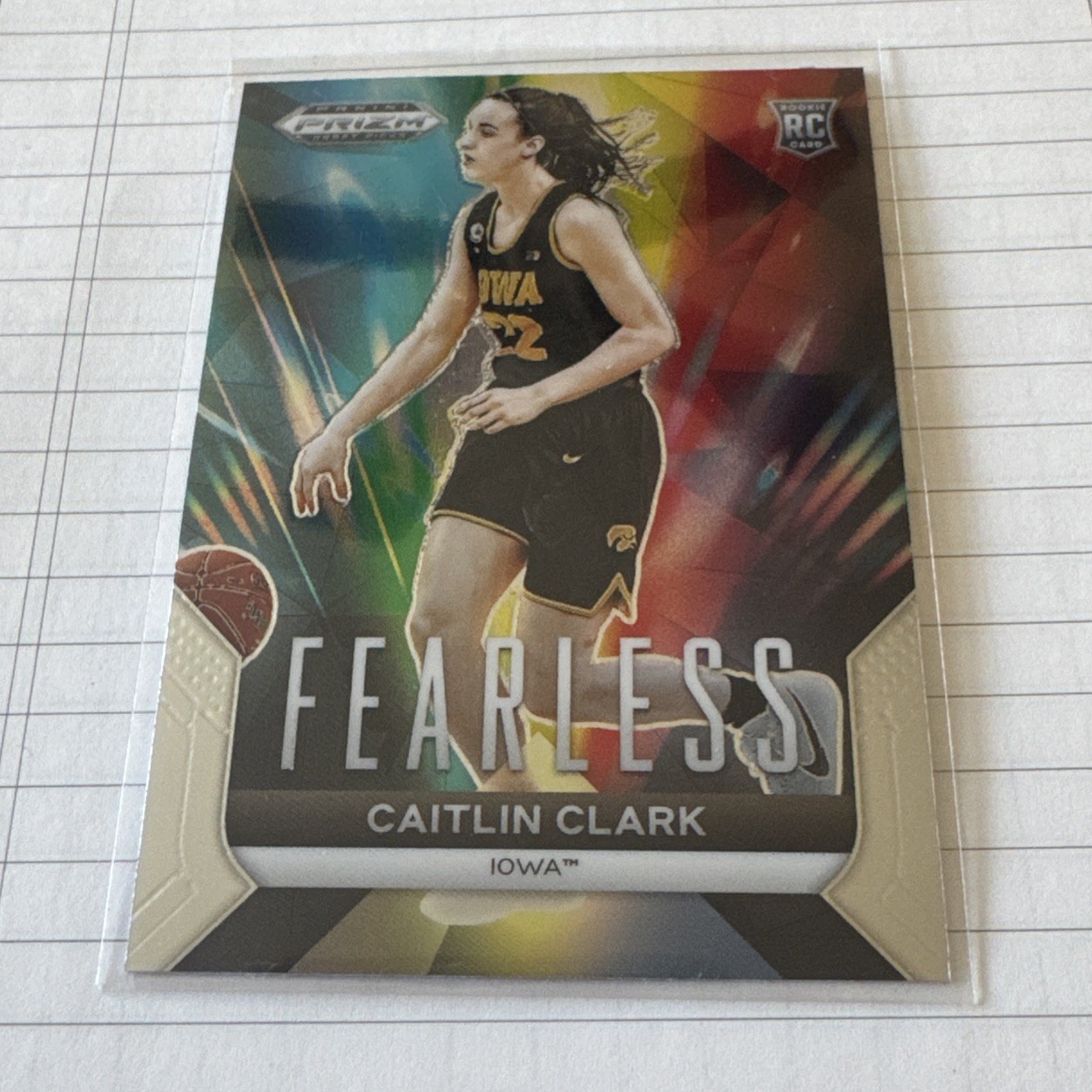 2024 Panini Prizm Draft Picks #24 Caitlin Clark Fearless